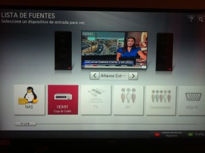 NAS en LG Smart TV